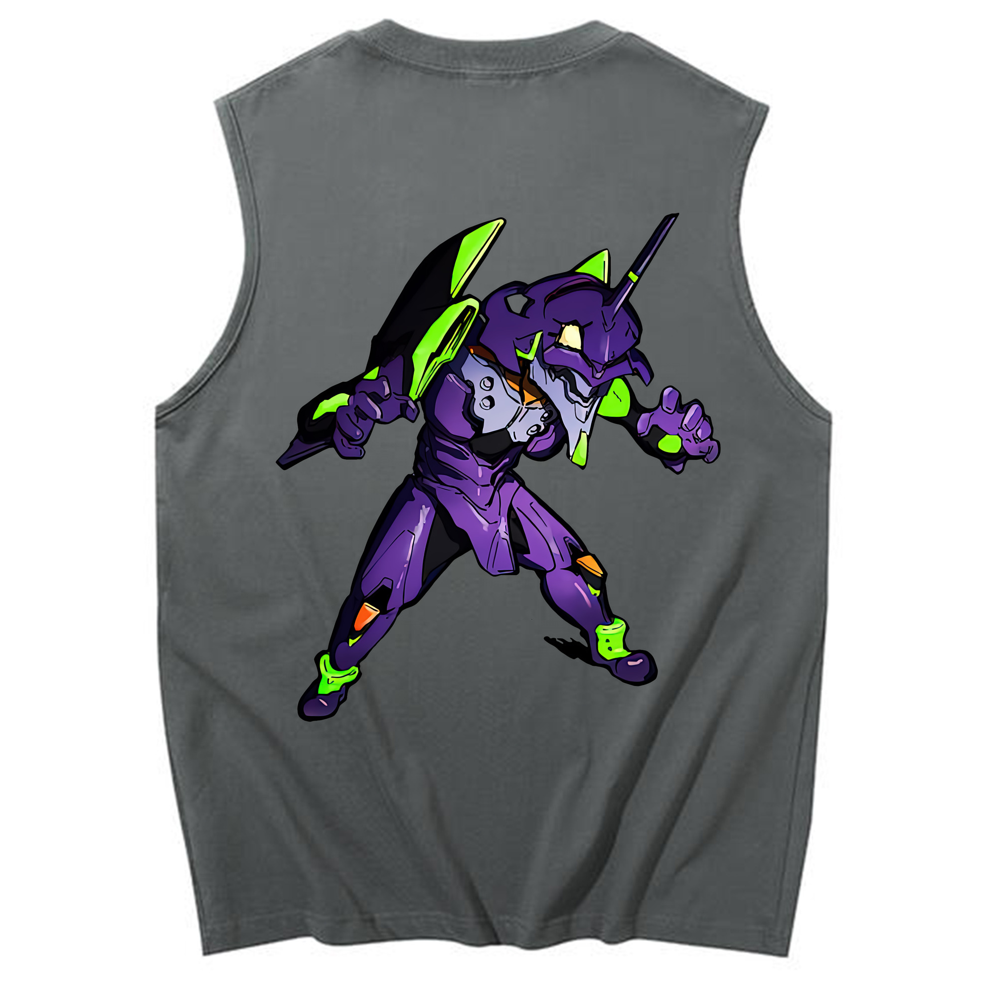 （画像用） EVA 新世紀エヴァンゲリオン コットン100％タンクトップ（背面プリント）